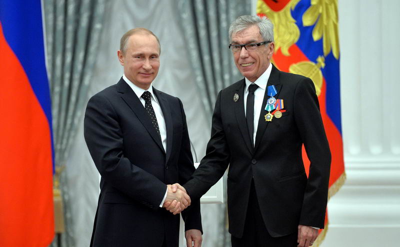 Награждение орденом Почёта. Москва, Кремль, 21 мая 2015 года